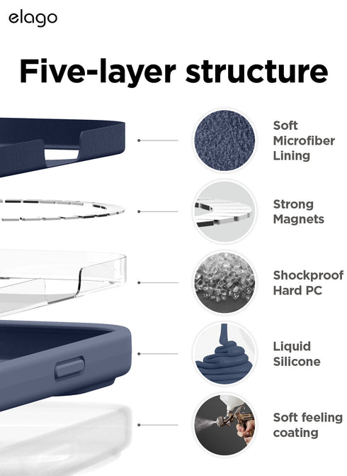 elago iPhone 14 Case Silicone (MagSafe)